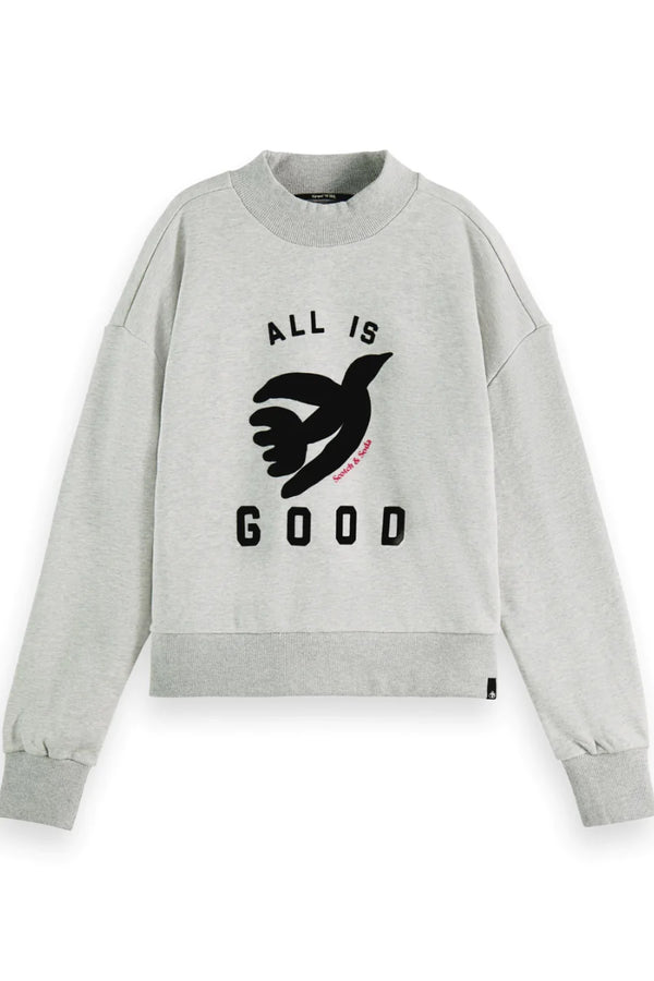 sweatshirt by Scotch and Soda with all is good print