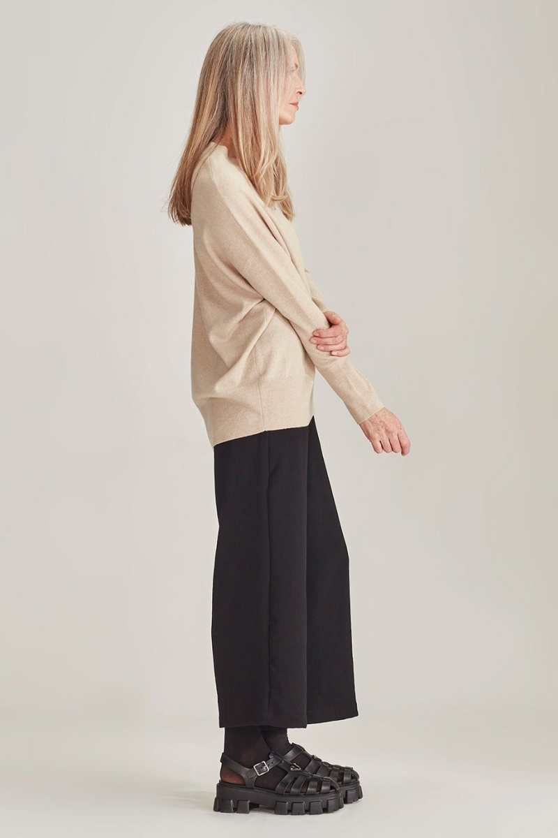 Angeline Cashmere Relaxed Crew