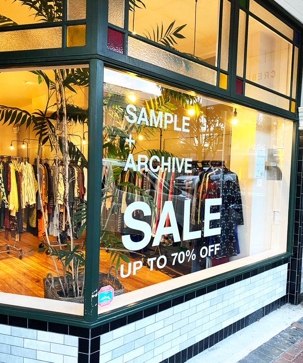 Check Out Our Sample + Archive Sale!