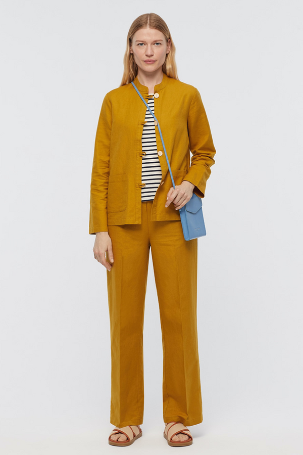 Nice Things Paloma S - Linen Button Pants