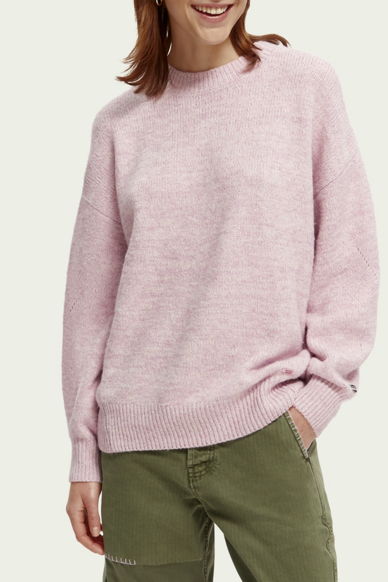 Relaxed Fit Crew Neck Sweater