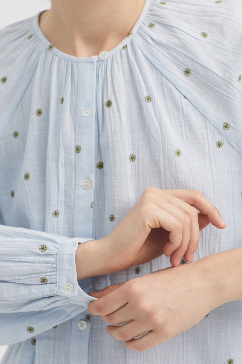 Floral Embroidered Blouse