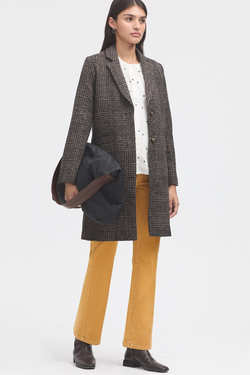 Tailored Herringbone Coat