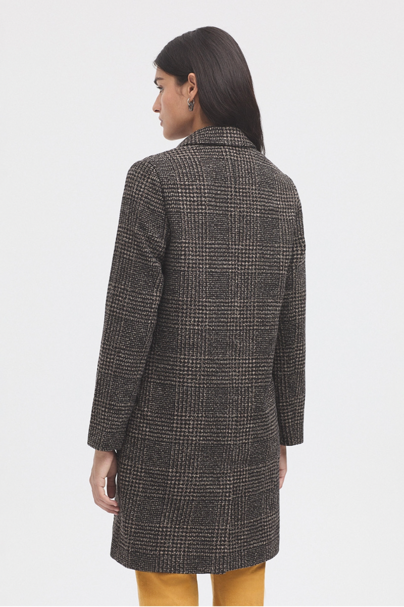 Tailored Herringbone Coat