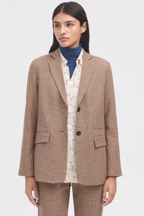 Houndstooth Blazer