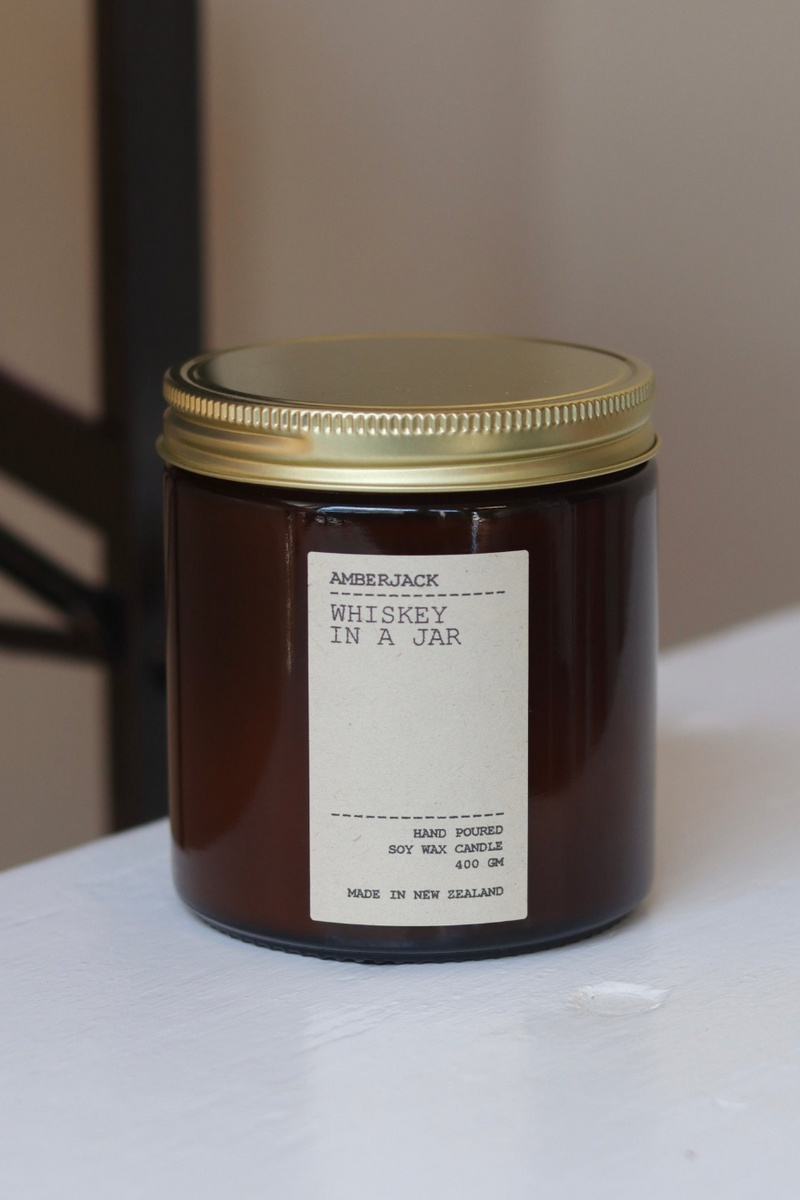 Whiskey In A Jar Soy Candle Large - 400gm