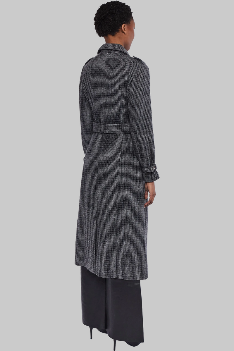 Bella Trench - Grey Check