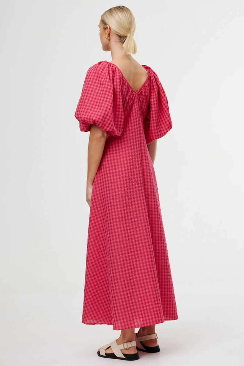 Mimi Dress - Rosas Gingham