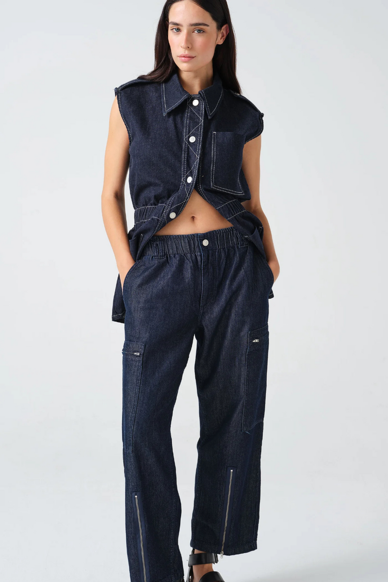 Amelia Pant Indigo