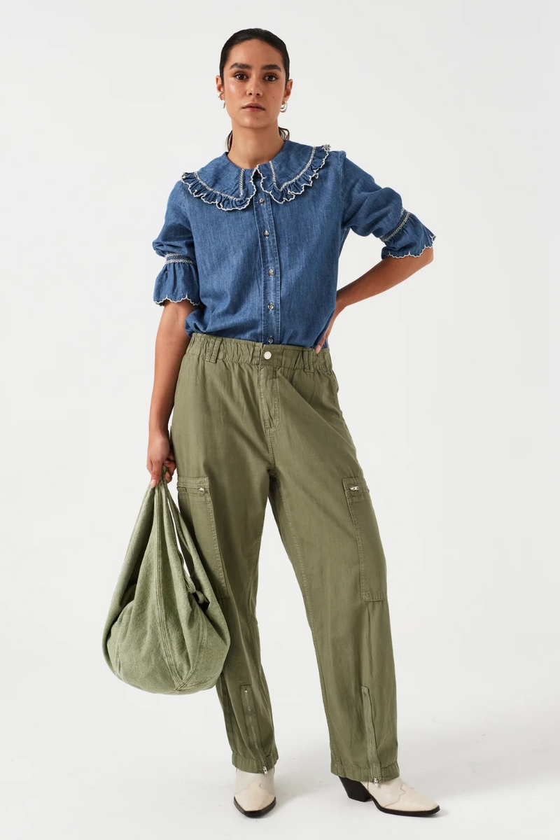 Amelia Pant - Khaki