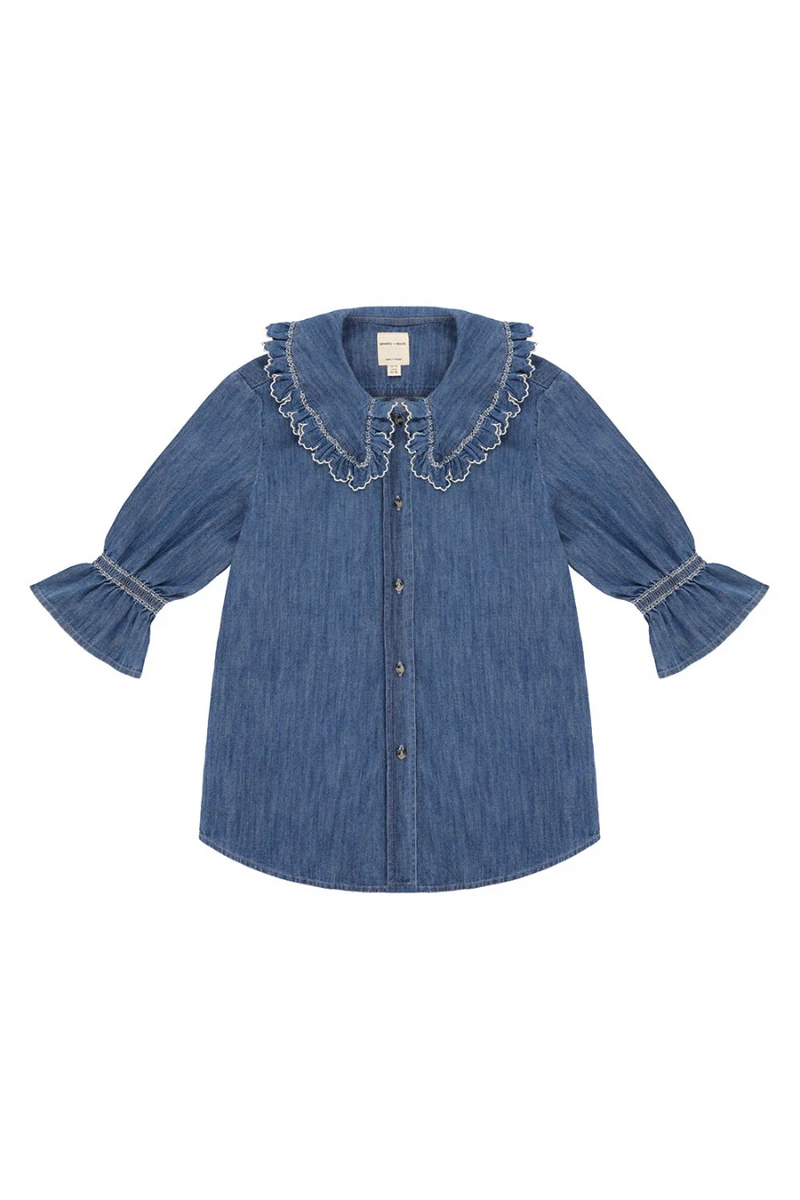 Daisy Blouse - Indigo