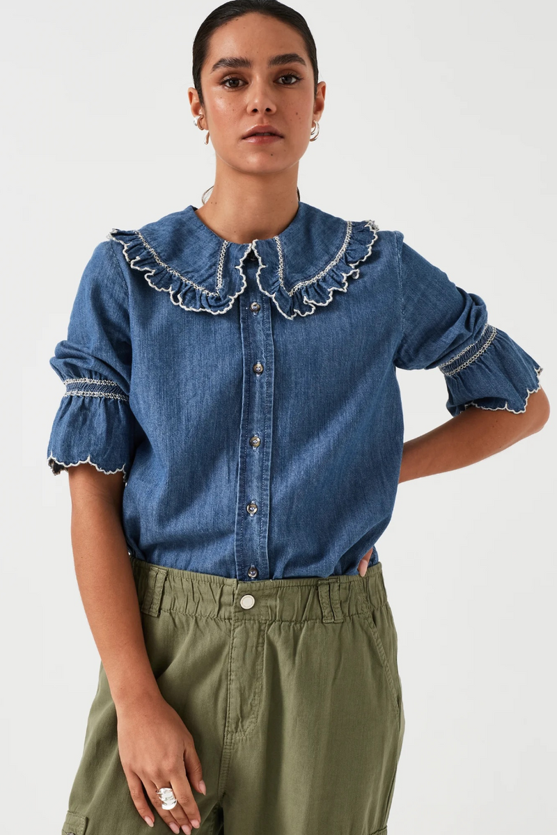 Daisy Blouse - Indigo