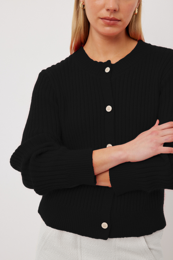 Candy Cardi - Black Mohair