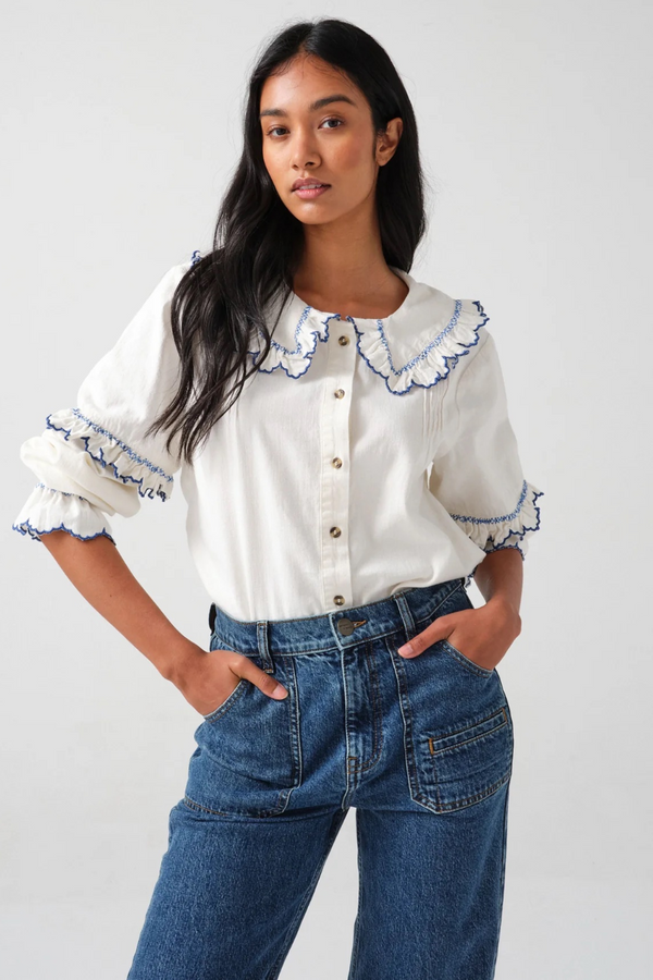 Phoebe Blouse Ecru