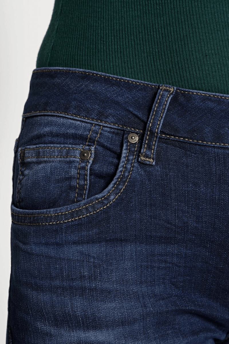 Aspen Y Sian Mid Rise Slim Straight Jean - Goodness