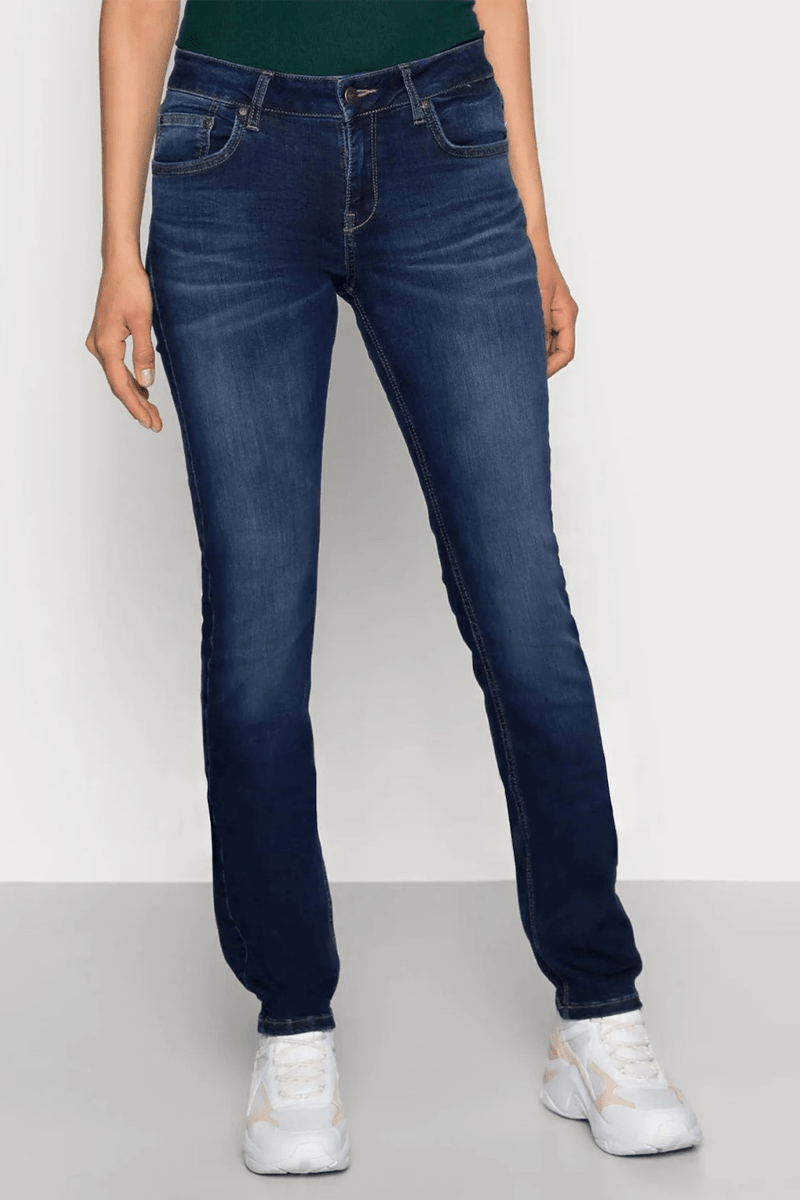 Aspen Y Sian Mid Rise Slim Straight Jean - Goodness