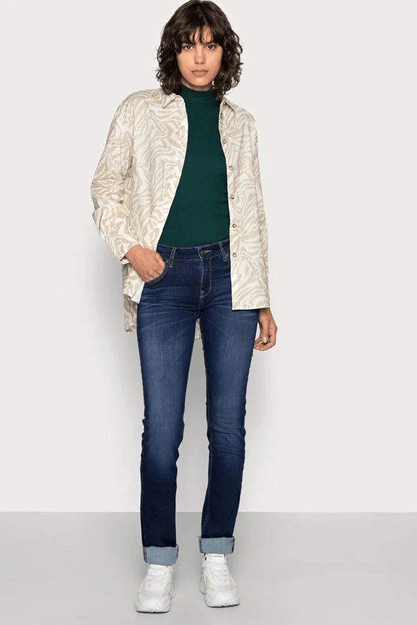 Aspen Y Sian Mid Rise Slim Straight Jean - Goodness