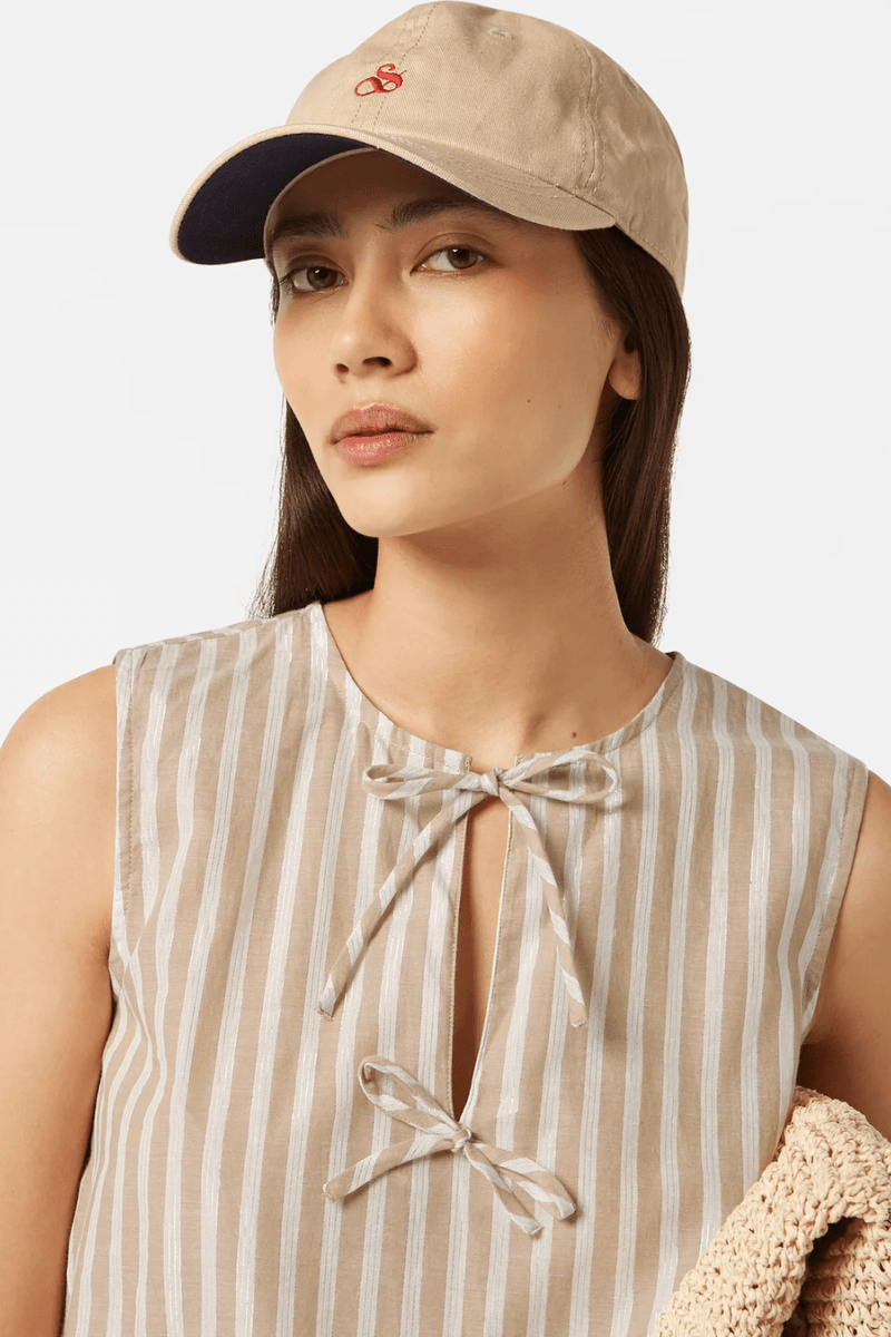 Bow Detail Top - Desert Sand - Goodness