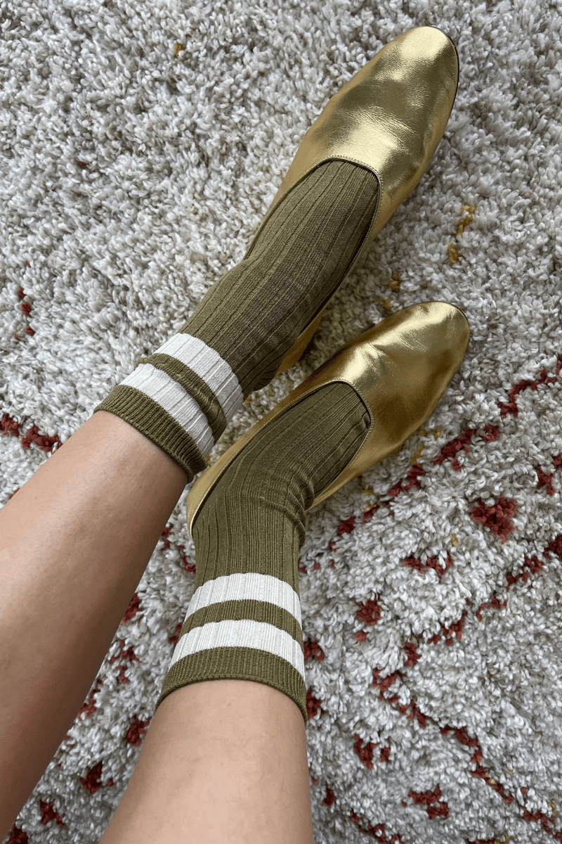 Her Varsity Socks - Fern - Goodness