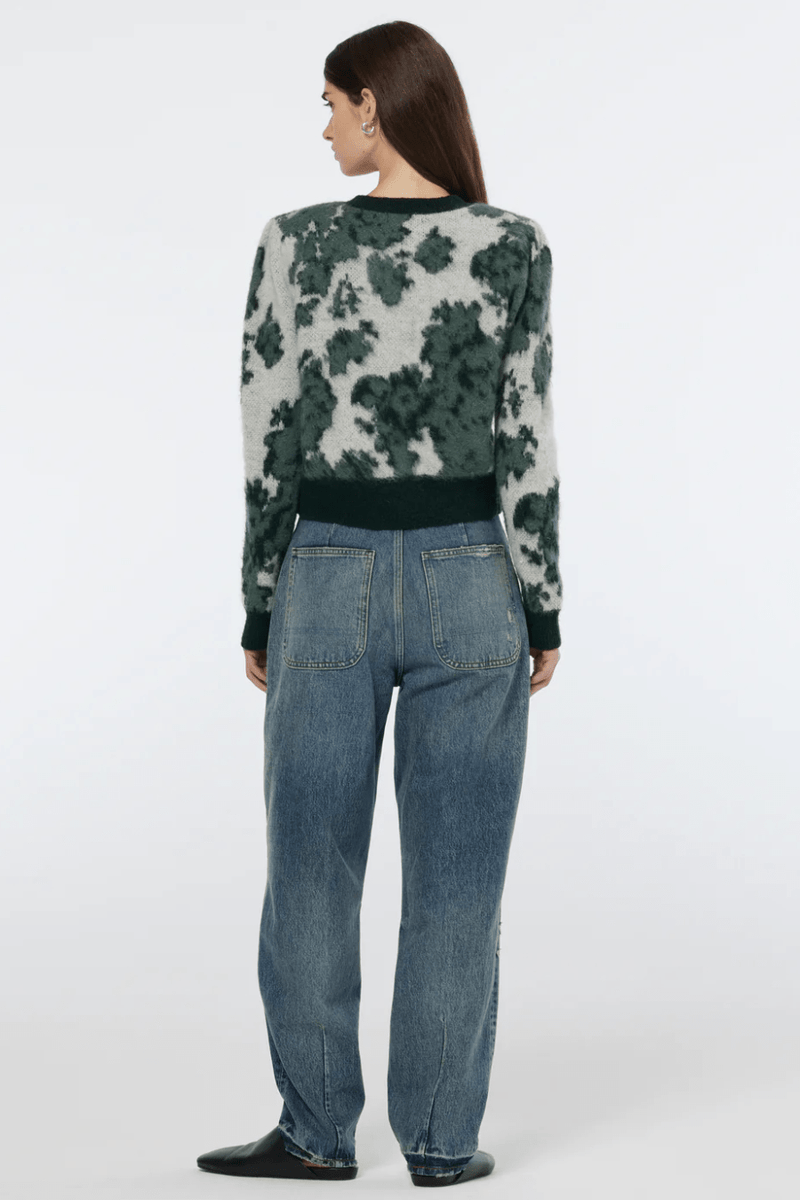 Jacquard Crew Cardi - Goodness