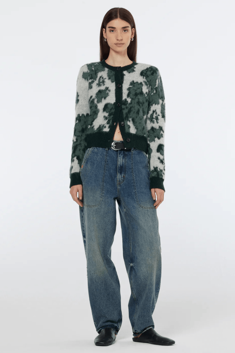 Jacquard Crew Cardi - Goodness
