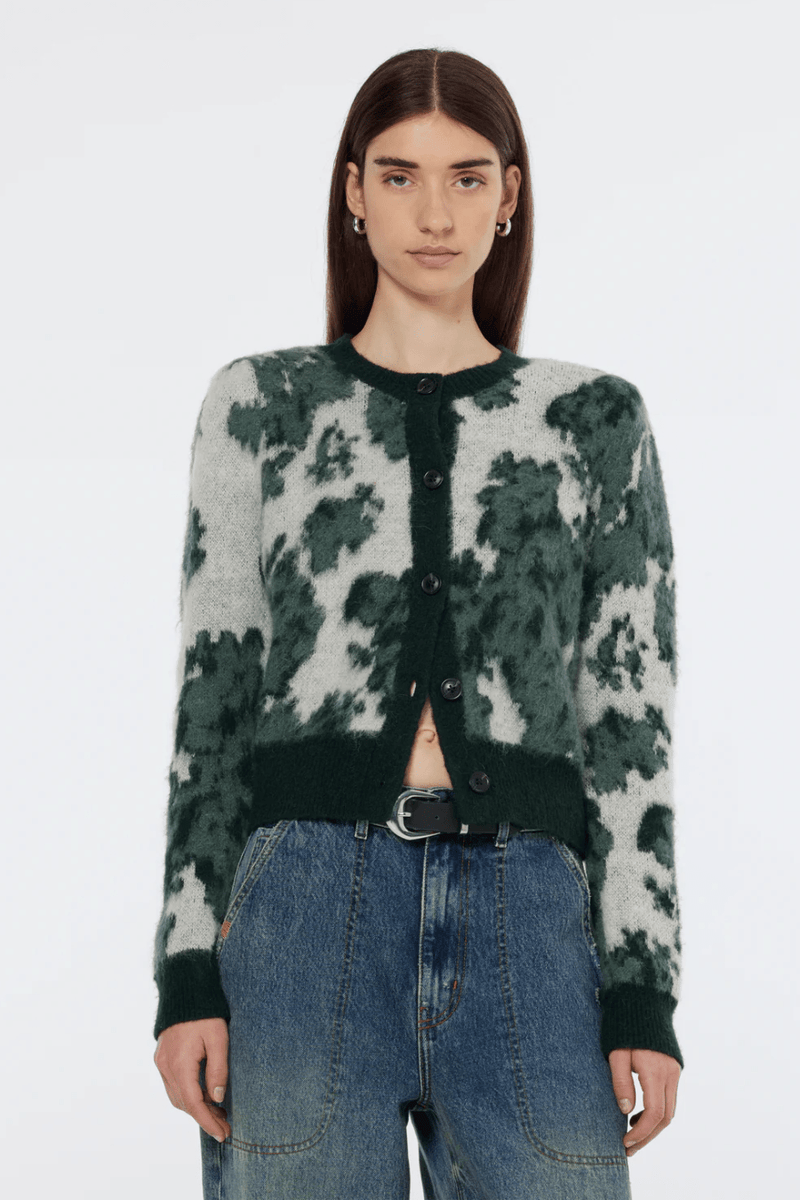 Jacquard Crew Cardi - Goodness