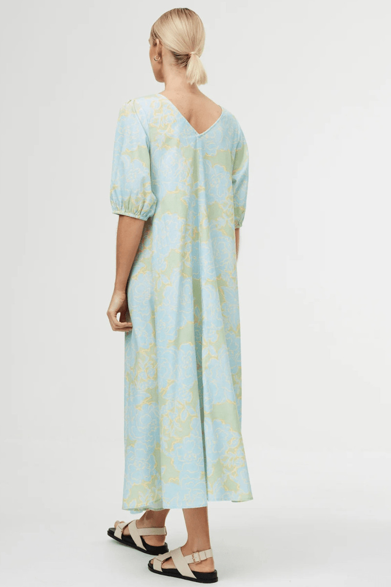 June Dress - Ocean Bloom - Goodness