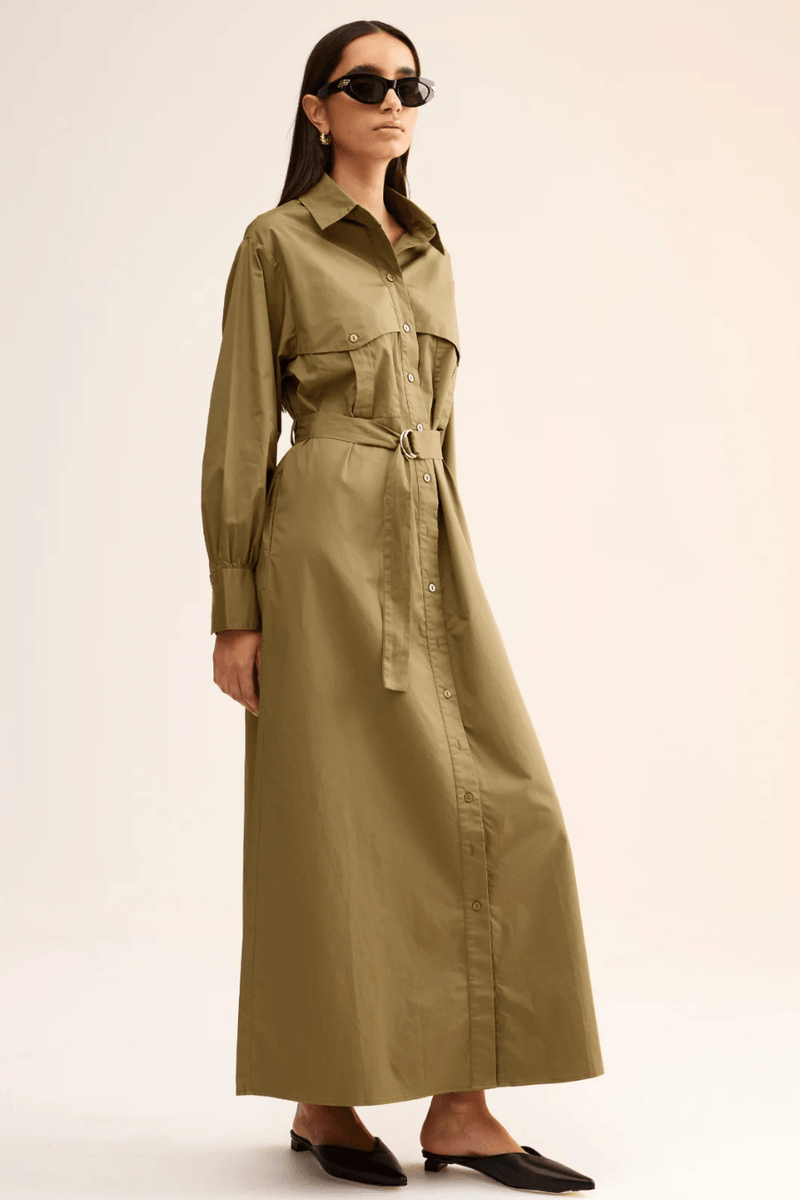 Margot Dress - Khaki - Goodness