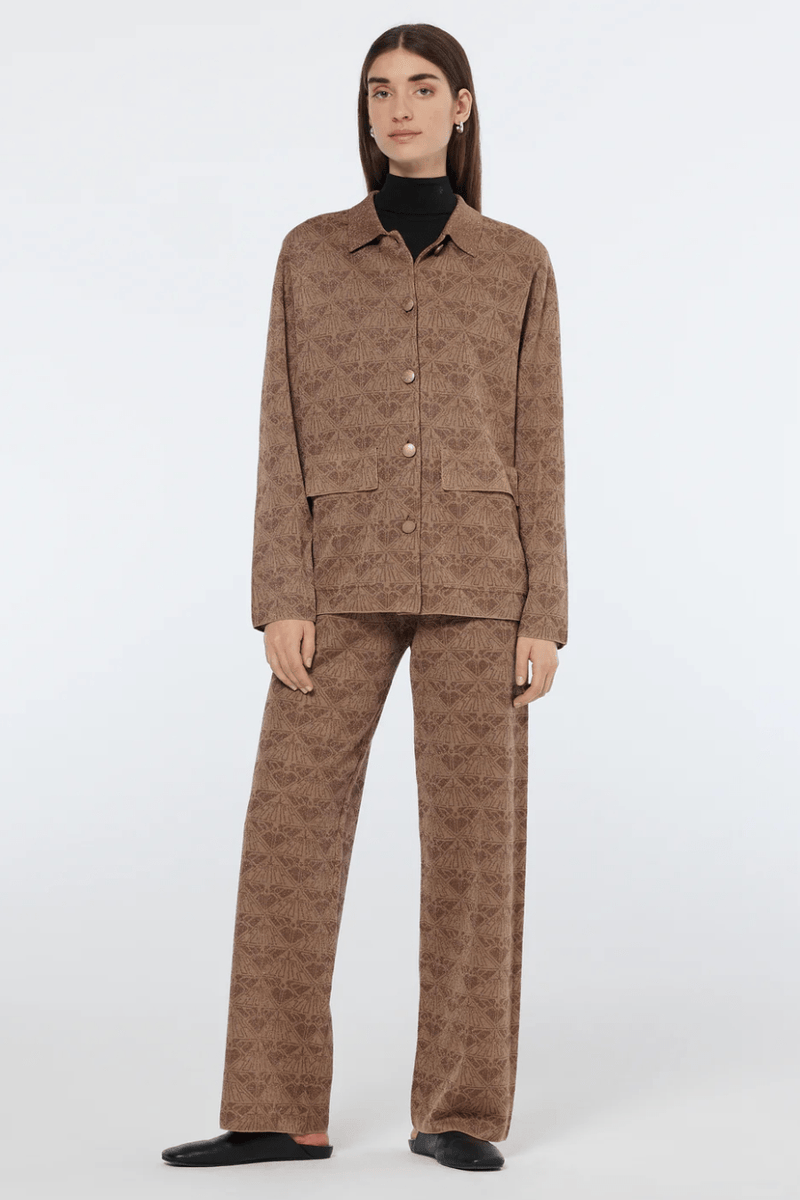Monogram Jacquard Knit Jacket - Goodness