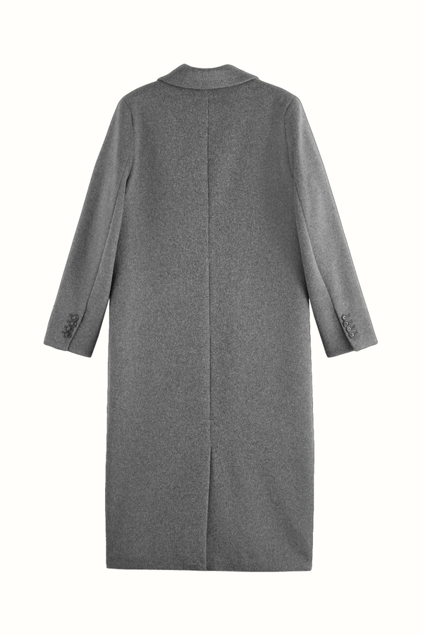 Tailored Wool Blend Coat