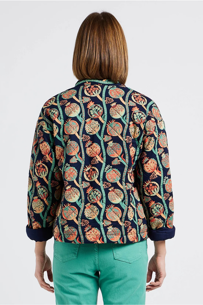 Iznik Print Quilted Jacket