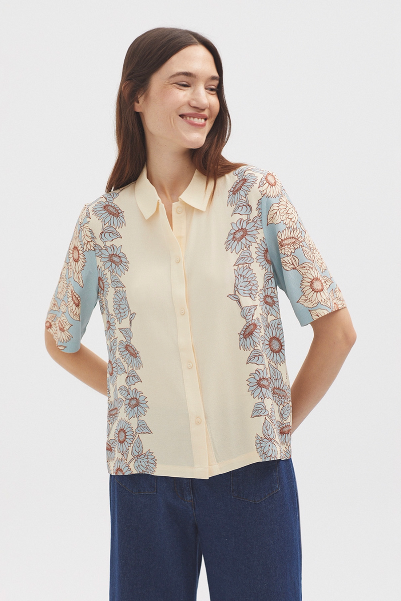 Helianthus Shirt - Ecru