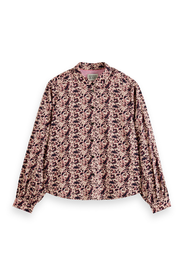 Printed Balloon Shirt - Block Print