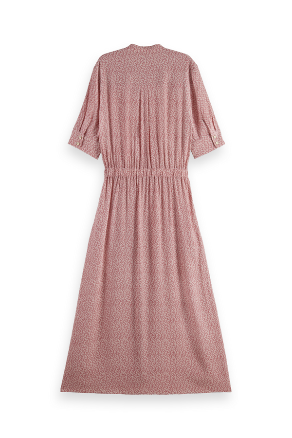 Midi Dress with Button Closure