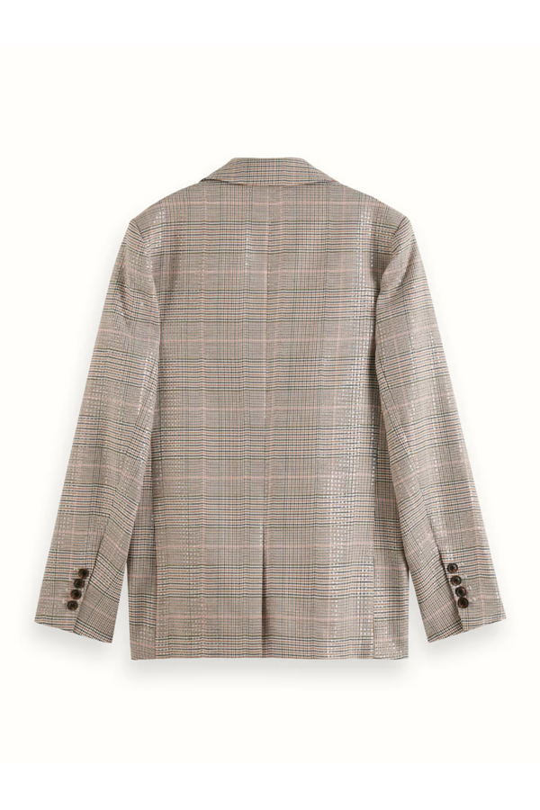 Sequin Prince of Wales Check Blazer