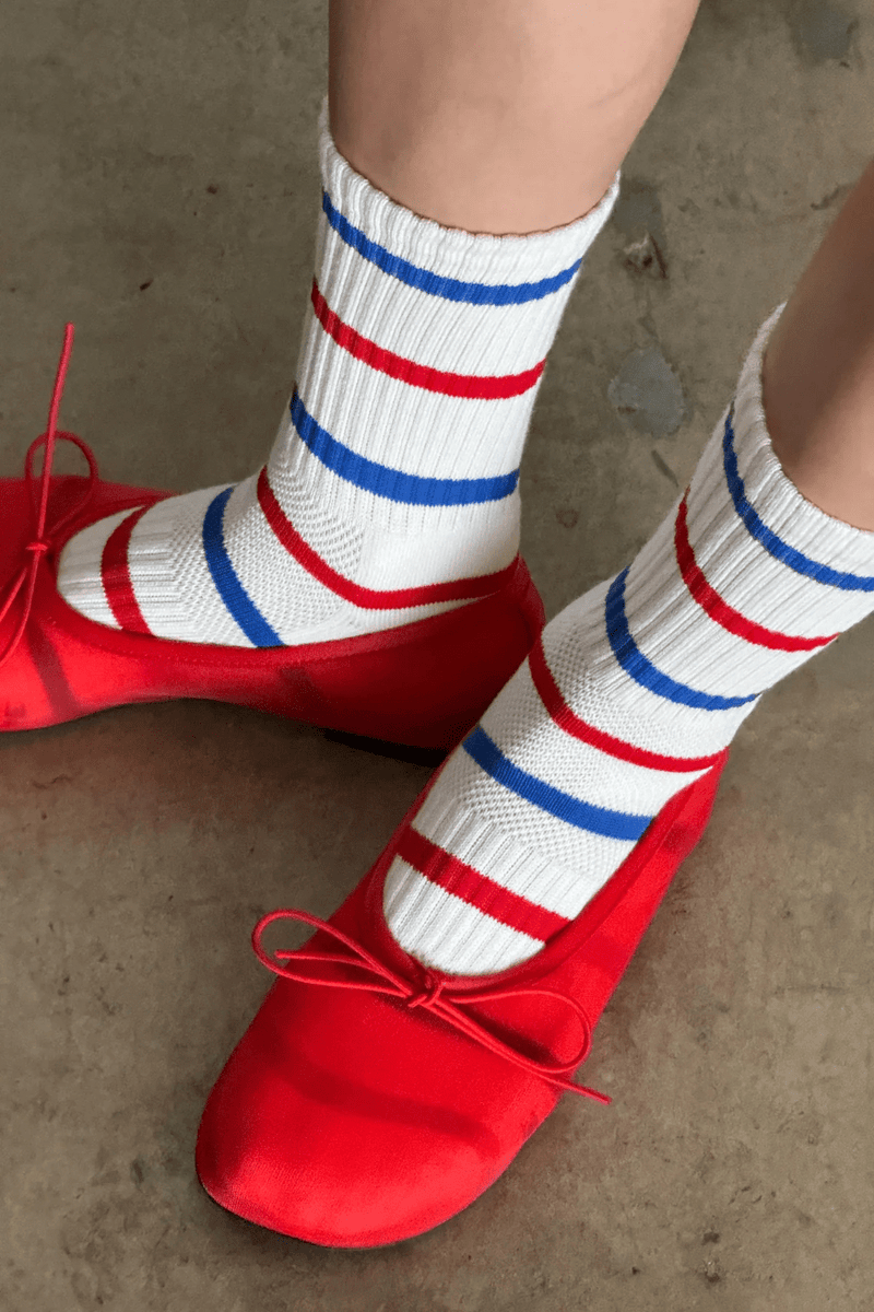 Striped Boyfriend - Red Blue Stripe - Goodness