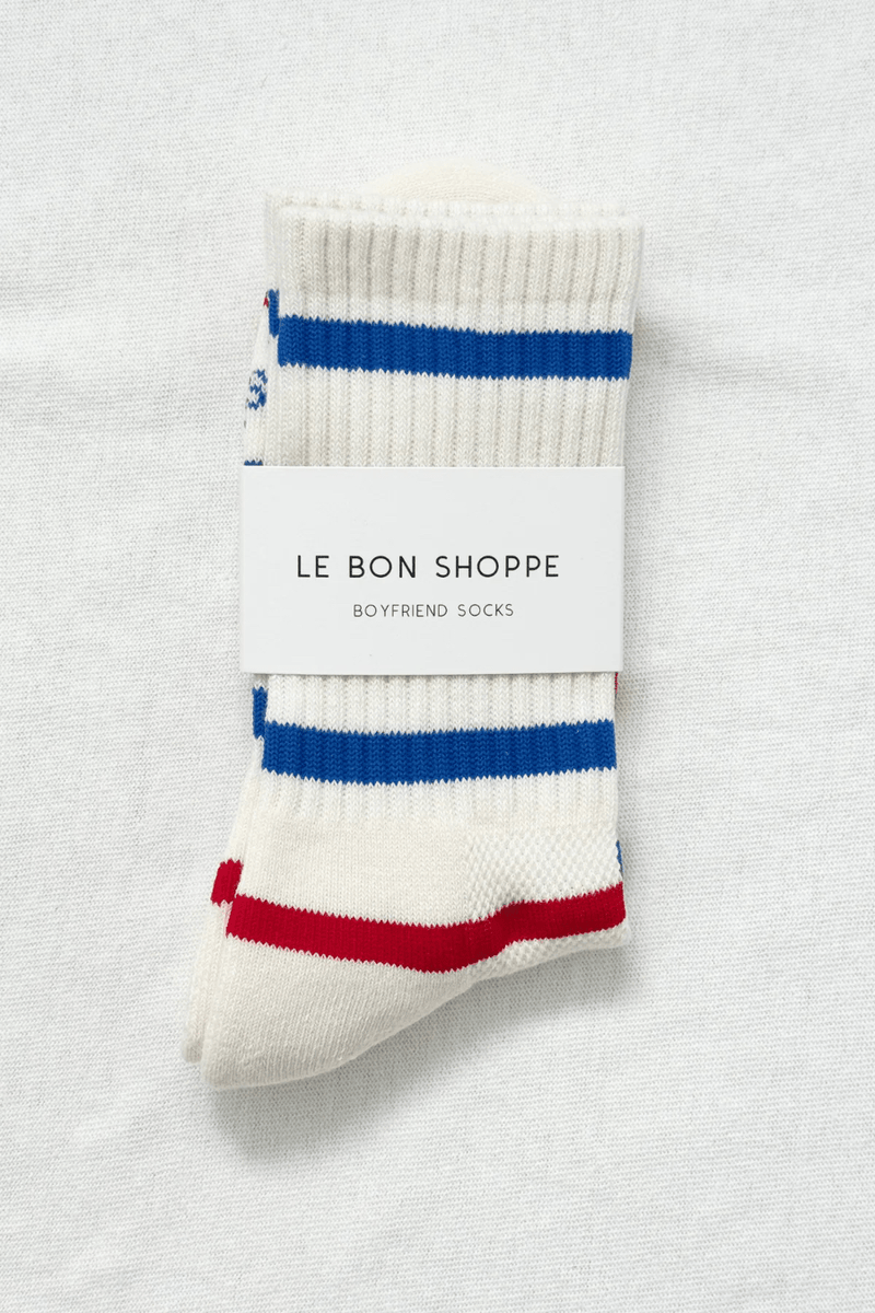 Striped Boyfriend - Red Blue Stripe - Goodness