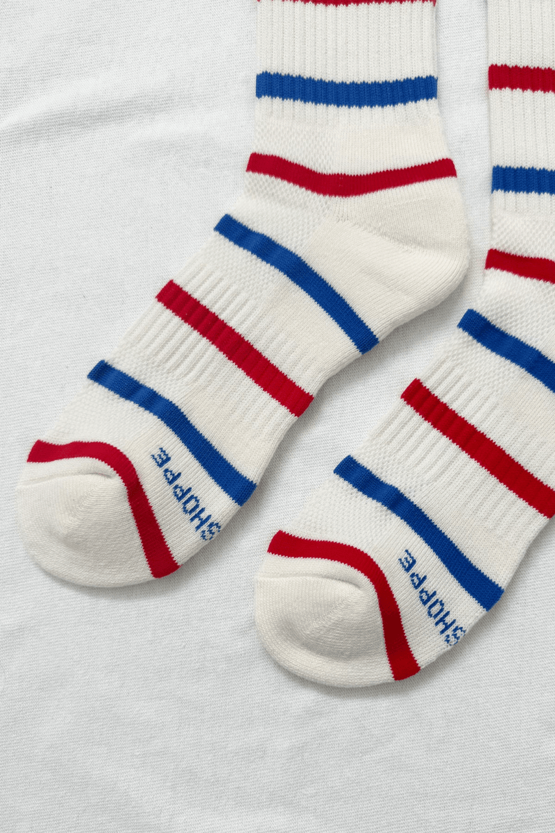 Striped Boyfriend - Red Blue Stripe - Goodness
