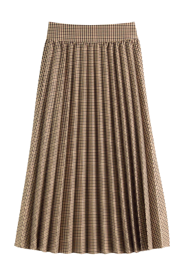 Scotch & Soda - Heritage Checked Pleated Skirt
