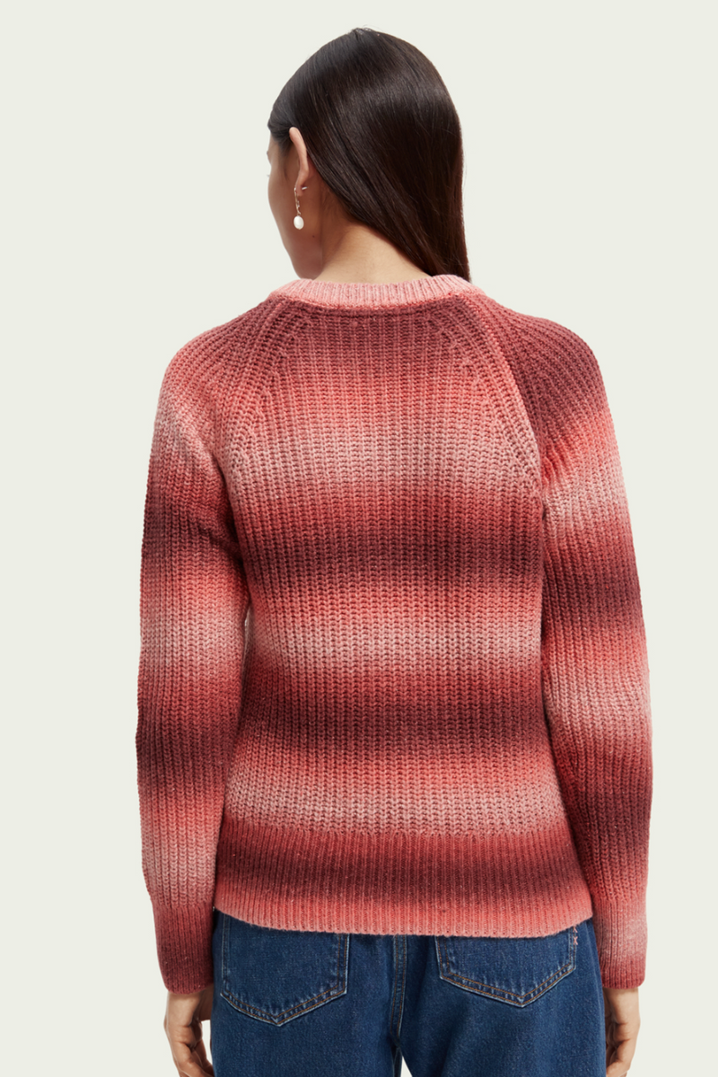 Knitted raglan sweater