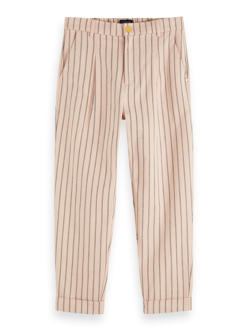 Straight Pinstripe Pants