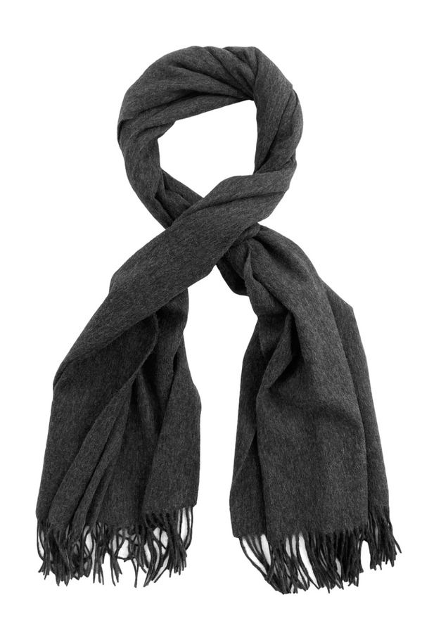 Good and Co - Chunky Wool Scarf - Charcoal