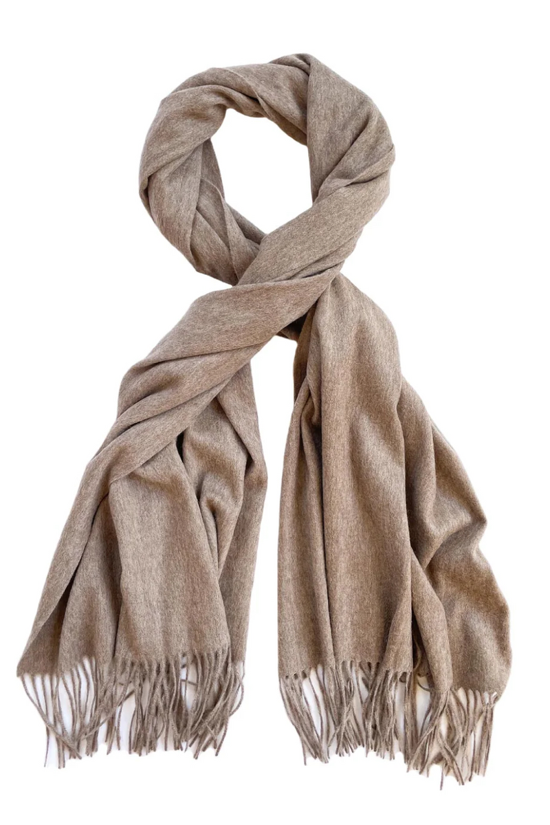 Good and Co - Chunky Wool Scarf - Caramel